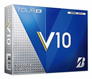 【中古品】BRIDGESTONE(ブリヂストン) ゴルフボール TOUR B V10 1ダース(12個入り) ホ(中古品)