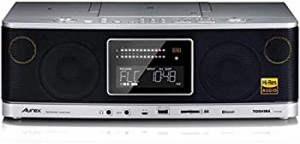 【中古品】東芝 CDラジオ ハイレゾ対応 Bluetooth搭載 Aurex TY-AH1000(S) ブラック×(中古品)