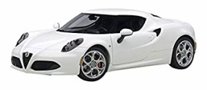 【中古品】AUTOart 1/18 アルファロメオ 4C ホワイト 完成品(中古品)