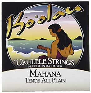 【中古品】【KO'OLAU STRINGS】 MAHANA TENOR PLAIN テナー用 ウクレレ弦セット (クリ(中古品)