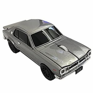 【中古品】クリックカーマウス 無線マウス Nissan Skyline GT-Rシルバー (ハコスカ)66(中古品)