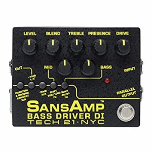 【中古品】Tech21 SANSAMP ベース用 ドライブエフェクター・アンプシュミレーター・DI(中古品)