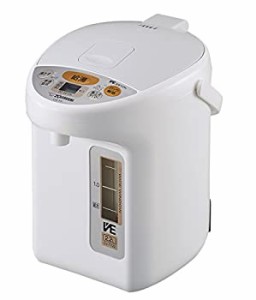 【中古品】象印 電気ポット ポット 2.2リットル 優湯生 省エネ 5段階保温設定 ホワイ (中古品)