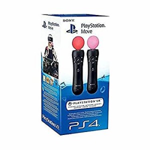 【未使用 中古品】Sony PlayStation Move Motion Controller - Twin Pack (PS4/PSVR) - Impor(中古品)