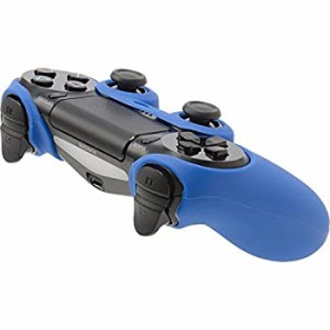 【中古品】CYBER ・ コントローラーシリコンカバー HIGH GRIP ( PS4 用) ブルー(中古品)