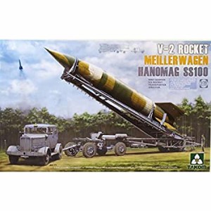 【中古品】タコム 1/35 第二次世界大戦 ドイツ軍 V2ロケット & ロケット運搬/発射台兼(中古品)