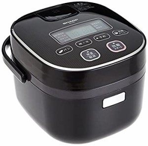 【中古品】シャープ 炊飯器 3合 黒厚釜 球面炊き ブラック KS-C5K-B(中古品)