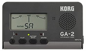 【中古品】KORG ギター/ベース用チューナー GA-2 個人練習に最適 多弦ギター 多弦ベー(中古品)