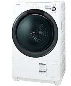 【中古品】シャープ 洗濯乾燥機 ドラム式 左開き 7kg ホワイト ES-S7B-WL(中古品)
