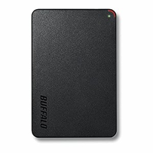 【中古品】BUFFALO 2.5インチ(ポータブル) 外付けHDD 1TB ブラック HD-PCF1.0U3-BBE(中古品)