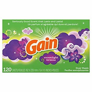 【未使用 中古品】Gain ゲイン 乾燥機用柔軟シート ムーンライトブリーズ 120シート(中古品)