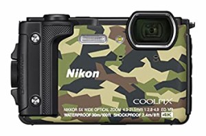 【中古品】Nikon デジタルカメラ COOLPIX W300 GR クールピクス カムフラージュ 防水(中古品)