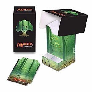 【中古品】MTG マナ第5弾 アンヒンジド トレー付デッキボックス 森(中古品)