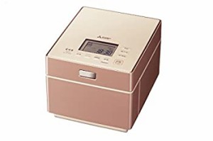 【中古品】三菱電機 日本製 蒸気レスIH炊飯器 備長炭炭炊釜 5.5合 NJ-XS108J-P(中古品)