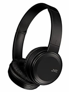 【中古品】JVC HA-S38BT-B ワイヤレスヘッドホン Bluetooth対応/連続17時間再生/バス (中古品)