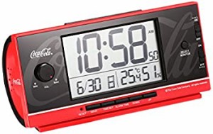 【中古品】セイコークロック 目覚まし時計 置き時計 コカ・コーラ Coca-Cola 電波 デ (中古品)