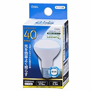 【中古品】オーム電機 LED電球 ミニレフランプ形 40形相当 E17 昼光色 [品番]06-0768 (中古品)