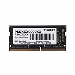 【中古品】PATRIOT パトリオットメモリ ノートパソコン用メモリ DDR4 2400MHz (PC4-19(中古品)