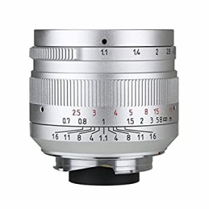 【未使用 中古品】七工匠 7artisans 50mm F1.1 シルバー [ライカMマウント] 標準レンズ(MFレ (中古品)