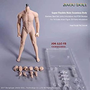 【中古品】1/6 男性 シームレス 素体 フィギュア ボディ フィギュア 超柔軟 超可動 皮(中古品)