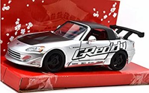 【中古品】JADA TOYS 1:24SCALE"JDM TUNERS""2001 HONDA S2000 (SILVER)" ジェイダト (中古品)