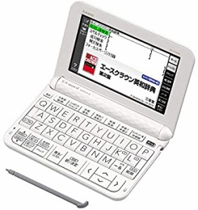 【中古品】2019年モデル カシオ 電子辞書 エクスワード 中学生モデル XD-Z3800WE ホワ(中古品)