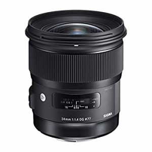 【中古品】SIGMA 単焦点広角レンズ 24mm F1.4 DG HSM | Art A015 SONY-Eマウント用 ミ(中古品)