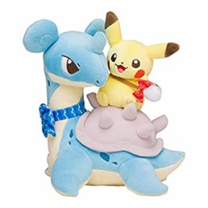 【中古品】ポケモンセンターオリジナル ぬいぐるみ　ラプラスに乗って(中古品)