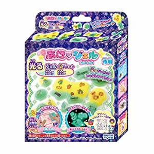 【中古品】ぷにジェル 別売り光るジェル ミルキーグリーン/ミルキーイエロー PGR-11(中古品)