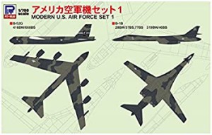 【中古品】ピットロード 1/700 スカイウェーブシリーズ アメリカ空軍機セット 1 プラ (中古品)