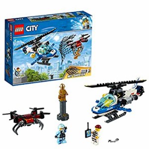 【中古品】レゴ(LEGO) シティ ポリスヘリコプターのドローンチェイス 60207 ブロック (中古品)