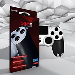 【中古品】GAIMX GRABX コントローラーグリップ 滑り止め PS4 エイムリングと組み合わ(中古品)