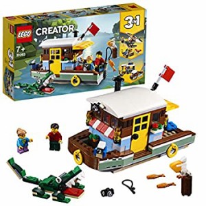 【中古品】レゴ(LEGO) クリエイター リバーサイド・ハウスボート 31093 知育玩具 ブロ(中古品)