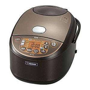 【中古品】象印 炊飯器 1升 (10合) IH式 極め炊き ブラウン NP-VZ18-TA(中古品)