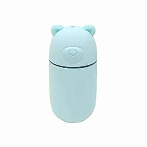 【中古品】USBポート付きクマ型ミニ加湿器「URUKUMASAN(うるくまさん)」 ブルー(中古品)