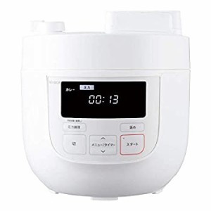 【中古品】シロカ 電気圧力鍋 SP-4D131 ホワイト[圧力/無水/蒸し/炊飯/温め直し/大容 (中古品)