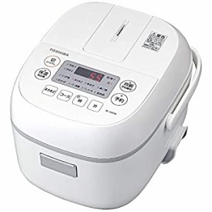 【中古品】東芝 マイコンジャー炊飯器（3合炊き） ホワイトTOSHIBA RC-5MFM-W(中古品)