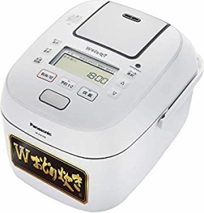 【中古品】パナソニック 炊飯器 5.5合 可変圧力IH式 Wおどり炊き ホワイト SR-PW109-W(中古品)