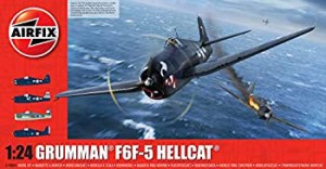 【中古品】エアフィックス 1/24 アメリカ海軍 グラマン F6F-5 ヘルキャット プラモデ (中古品)