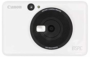 【中古品】Canon インスタントカメラプリンター iNSPiC CV-123-WH ホワイト(中古品)