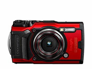 【中古品】OLYMPUS デジタルカメラ Tough TG-6 レッド 1200万画素CMOS F2.0 15m 防水 (中古品)