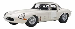 【中古品】AUTOart 1/18 ジャガー ライトウェイト Eタイプ ホワイト 完成品(中古品)