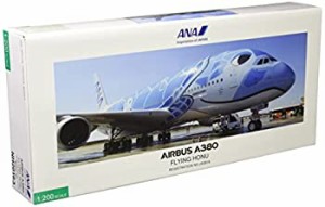 【中古品】全日空商事 1/200 A380 JA381A FLYING HONU ANAブルー スナップフィットモ (中古品)