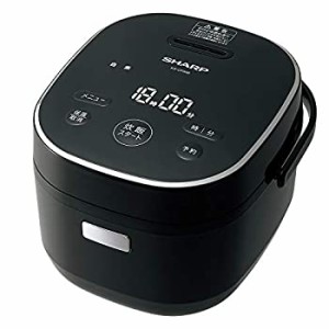 【中古品】シャープ 炊飯器 3合 一人暮らし マイコン パン調理機能 ブラック KSCF05BB(中古品)