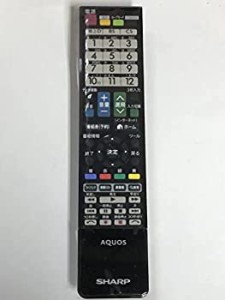 シャープ SHARP 0106380595 液晶テレビリモコン(中古品)