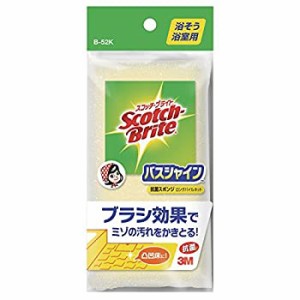 【新品】3M お風呂掃除 スポンジ ロングパイルネット 抗菌 スコッチブライト バスシ(新品)