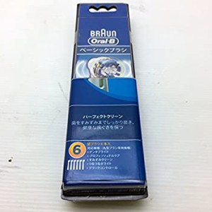 【新品】ブラウン 電動歯ブラシ用替ブラシ(ベーシックブラシ) 6本入り Oral-B ホワ (新品)