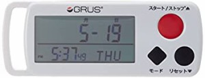 【新品】ハタチ(HATACHI) (グルス)GRUS 歩幅・心拍計測 歩数計 時計機能付 GRS002-0(新品)