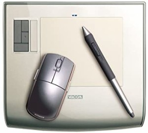 【中古】WACOM Intuos3 A6サイズ クリスタルシルバー PTZ-430/S0