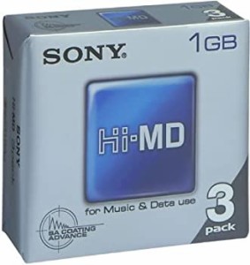 【中古】(未使用・未開封品)ソニー Hi-MDメディア 1GB3枚パック 3HMD1GA